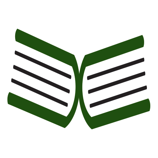 این عکس یک کتاب سبز رنگ است